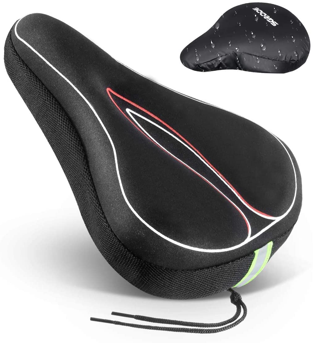 CCM Comfort Gel Bike Seat/Saddle Cover w/Adjustable Drawstring