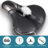 Bike Seat Comfortable Bicycle Seat Shock Absorbing Memory Foam Soft Bike Saddle