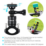Bike Handlebar Mount,360 Degrees Rotation Aluminum Bicycle Seatpost Mount