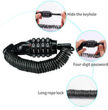 Bike Lock Cable Mini Cycling Combination Bicycle Cable Lock