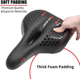 Biking Black Gel Bike Seat, Bicycle Saddles