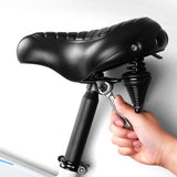 Bike Seat, Wide Suspension Soft Padded Comfortable Bike Saddle