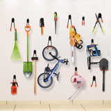 Garage Storage Utility Double Hooks