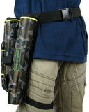 Fly Fishing Rod Bag With Fishing Tackle Storage Box Cover Case Multi-function Nylon Fishing Waist Pack Leg Bag Camouflage Camo