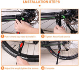 Bike Kickstand Aluminum Alloy Bicycle Side Kickstand Fits