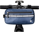 Bike Handlebar Bag Bicycle Basket Front Tube Bag with Shoulder Strap