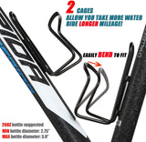 Basic MTB Bike Bicycle Alloy Aluminum Lightweight Water Bottle Holder Cages