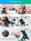 Bike Phone Mount - Bicycle Phone Holder 360° Rotation