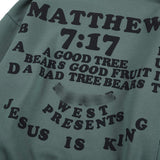 Sweatshirts Graphic Letter Print Sports Hoodie Green