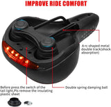 Biking Black Gel Bike Seat, Bicycle Saddles