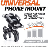Bike & Motorcycle Phone Mount - for iPhone 11 (Xr, Xs Max, 8 Plus)