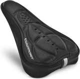 Bike Seat Cushion Cover Pad with Memory Foam for Bicycle Seat Saddle
