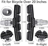 4PCS Premium Bike Brake Pads Professional Mountain and Road Bicycle V-Brake Pads Bike Brake blocks Kit