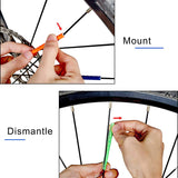 Bike Spoke Reflector 7 Sets/84Pcs Bicycle Wheel Spoke Reflector