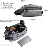 Bike Handlebar Bag Bicycle Basket Front Tube Bag with Shoulder Strap