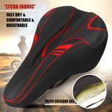 Gel Bike Seat Cover Bicycle Saddle Pad Extra Gel Cushion
