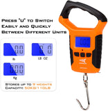 Water Resistant Digital Fishing Scale with Ruler