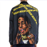 Hip Hop Windbreaker Jacket Long Sleeve Streetwear Graphic Lightweight Windproof Waterproof Wind Jacket Spring