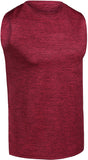 5 Pack Men's Dry-Fit Active Athletic Tech Tank Top