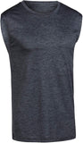 5 Pack Men's Dry-Fit Active Athletic Tech Tank Top
