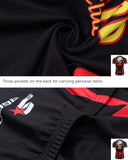 Baisqi Mens Short Sleeve Cycling Jersey Funny Bike Shirt