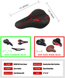 Gel Bike Seat Cover Bicycle Saddle Pad Extra Gel Cushion