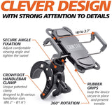 Bike & Motorcycle Phone Mount - for iPhone 11 (Xr, Xs Max, 8 Plus)
