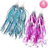 Kids Bicycle Tassel Ribbon,Children Scooter Handlebar Streamers Bicycle Grips