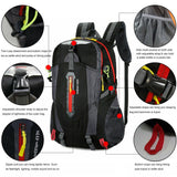 Waterproof Climbing Backpack Rucksack 40L Outdoor Sports Bag Travel Backpack Camping Hiking Backpacks Trekking Bags