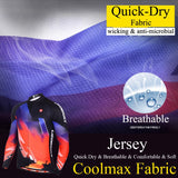 Cycling Suit Men Bicycle Sportswear Quick-dry Bike Jersey