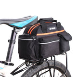 15L Waterproof Bicycle Rear Bag Cycling Seat Rack Storage Trunk Handbag Pannier Travel Riding Mountain Road Bike Bags
