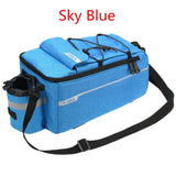 Bicycle Bags Large Capacity Waterproof Cycling Bag Mountain Bike Saddle Rack Trunk Bags Luggage Carrier Bike Bag