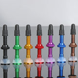 2pcs Bicycle Valve 40mm/60mm MTB Road Bike Tubeless Tires Conversion Anodize Aluminum Alloy