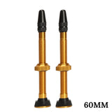 2pcs Bicycle Valve 40mm/60mm MTB Road Bike Tubeless Tires Conversion Anodize Aluminum Alloy