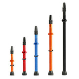 Bicycle 1Pair 40/60/80/100/120mm Presta Valve for Road Tubeless Rim Alloy Or Brass Stem Brass Core W/ Cap & Tool