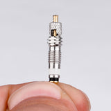 Bicycle 1Pair 40/60/80/100/120mm Presta Valve for Road Tubeless Rim Alloy Or Brass Stem Brass Core W/ Cap & Tool