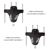 Bicycle Fenders Colorful Front/Rear Tire Wheel Fenders Carbon Fiber Mudguard MTB Mountain Bike Road Cycling Fix Gear Accessories