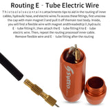 Bicycle Frame Inner Line Tool Shift Cable Tube Brake Hose Oil Hydraulic Magnet Lead Professional Threading Set MTB Road Bike