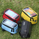 Bicycle Mobile Phone Pouch 4.2/5.0/5.5 inch Touch Screen Top Frame Tube Storage Bag Cycling MTB Road Bike Bycicle Roswheel 12496