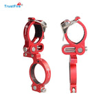 Bicycle Robust Alloy Lamp Bracket Bicycle Front Light Holder LED Torch Headlight Support Stand Quick Release Mount Trustfire