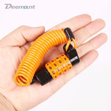 Bike Codes Lock 4 Digits Combination Changeable MTB Road Bicycle Portable Light Weight 1.2M Cable Zinc Alloy Body Steel Cable