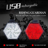 Bike Tail Light Bicycle Light USB LED Rechargeable Bike Light Flash Tail Rear