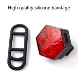 Bike Tail Light Bicycle Light USB LED Rechargeable Bike Light Flash Tail Rear