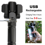 Bike light 1000 Lumen Flashlight For USB Rechargeable 18650 Battery MTB  Bicycle Front Light Waterproof LED