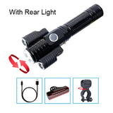 Bike light 1000 Lumen Flashlight For USB Rechargeable 18650 Battery MTB  Bicycle Front Light Waterproof LED