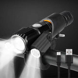 Bike light 1000 Lumen Flashlight For USB Rechargeable 18650 Battery MTB  Bicycle Front Light Waterproof LED