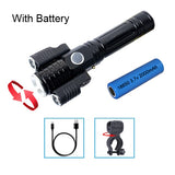 Bike light 1000 Lumen Flashlight For USB Rechargeable 18650 Battery MTB  Bicycle Front Light Waterproof LED