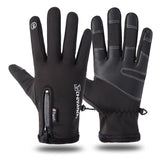 Waterproof Winter Gloves Cycling Fluff Warm Gloves For Touchscreen Cold Weather Windproof Anti Slip