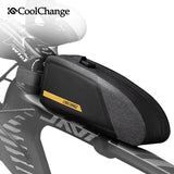 Bicycle Bag Waterproof Large Capacity Portable Cycling Front Tube Bag Outdoor Sports Pannier Pouch Bike Accessories