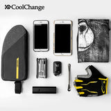 Bicycle Bag Waterproof Large Capacity Portable Cycling Front Tube Bag Outdoor Sports Pannier Pouch Bike Accessories